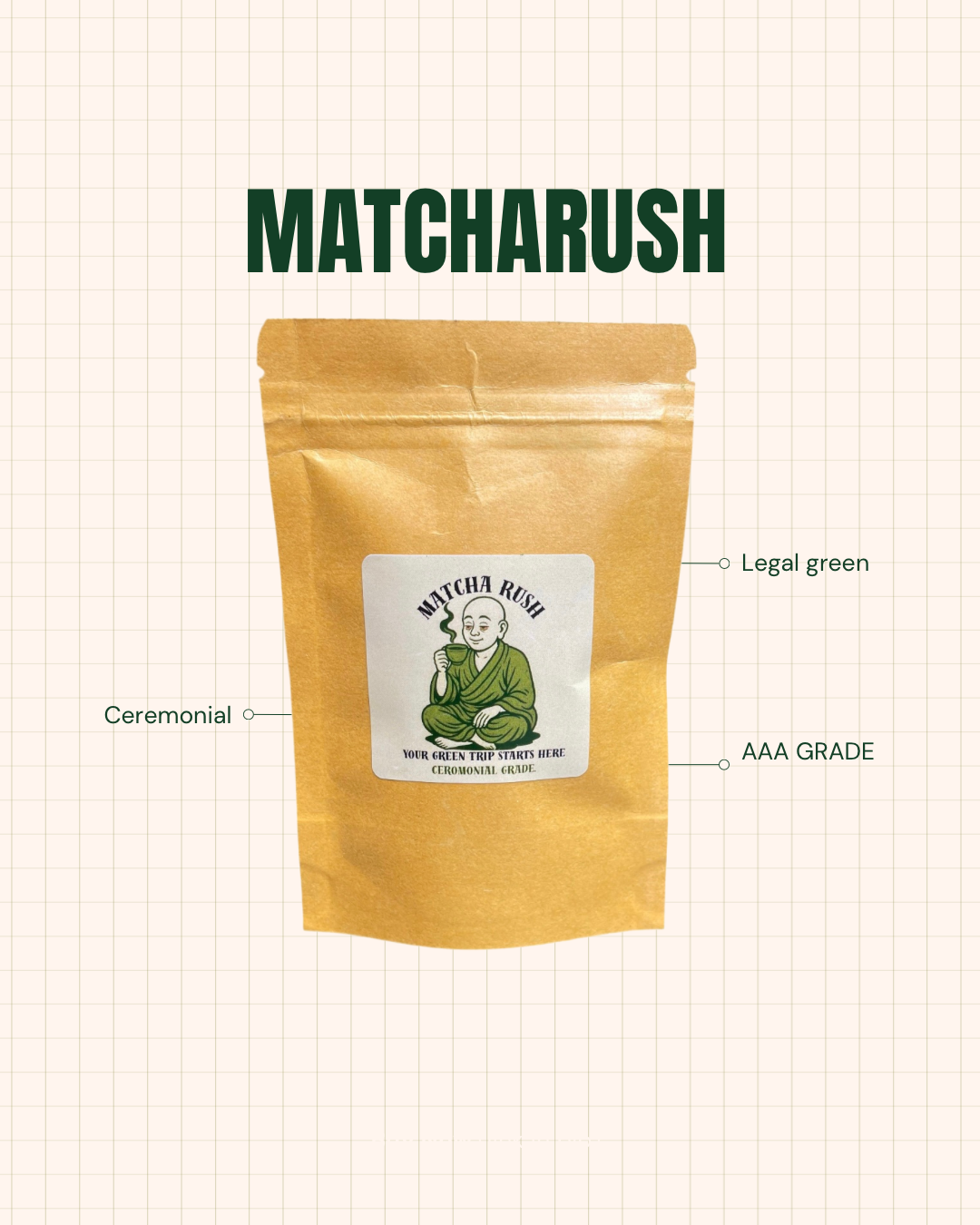 MatchaRush Original Matcha (32g)